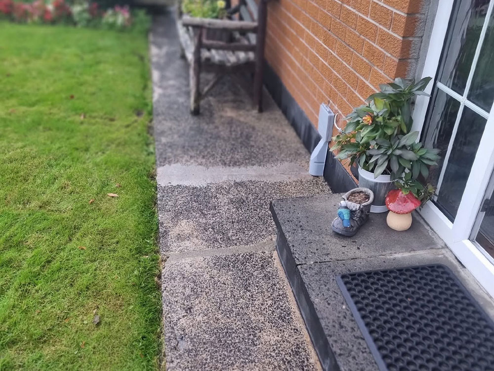Aqua Pro Pressure Washing back path after