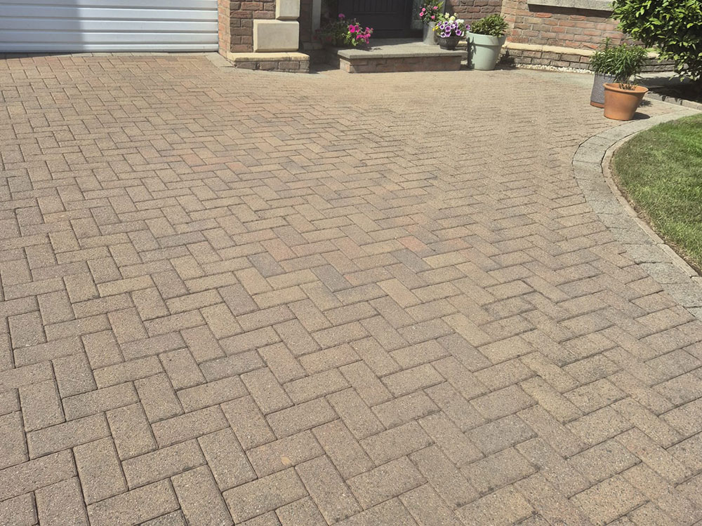 Aqua Pro Pressure Washing black drive after